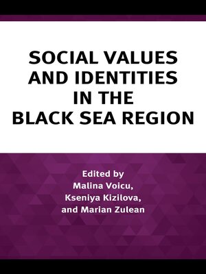 cover image of Social Values and Identities in the Black Sea Region